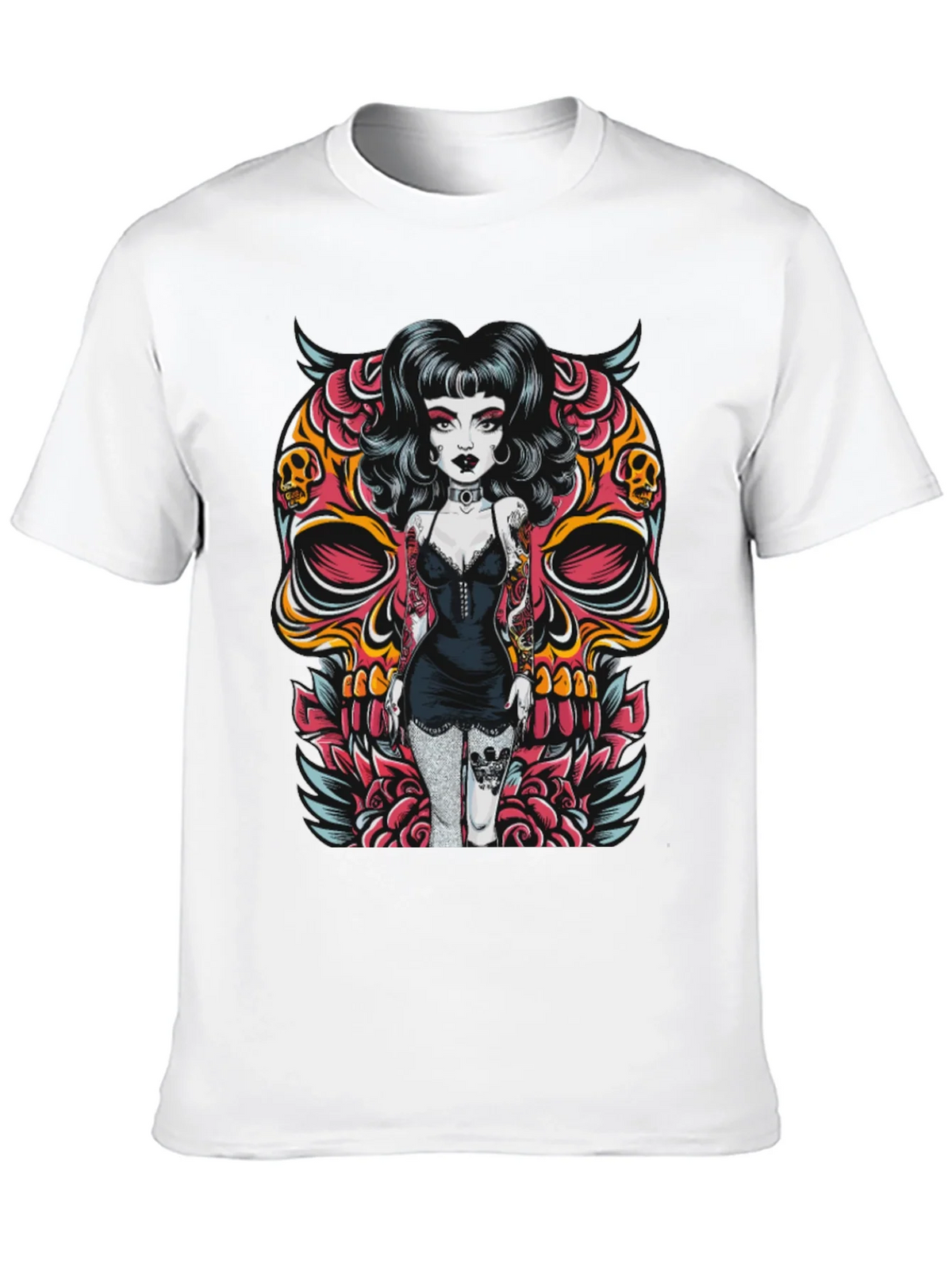 Skull Girl Graphic T-Shirt product image 12