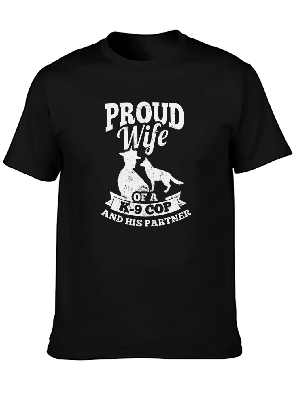 Proud Wife of K-9 Cop T-Shirt product image 6