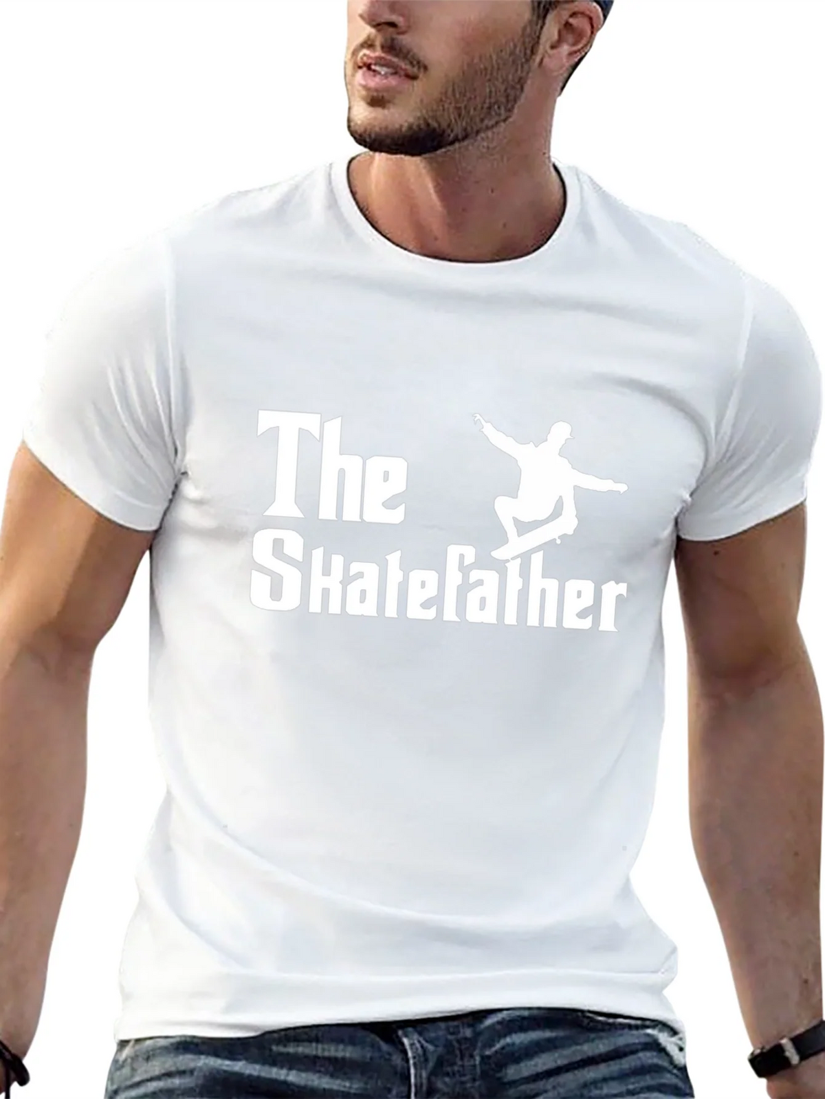 The Skatefather T-Shirt - Cool Skater Dad Tee product image 4