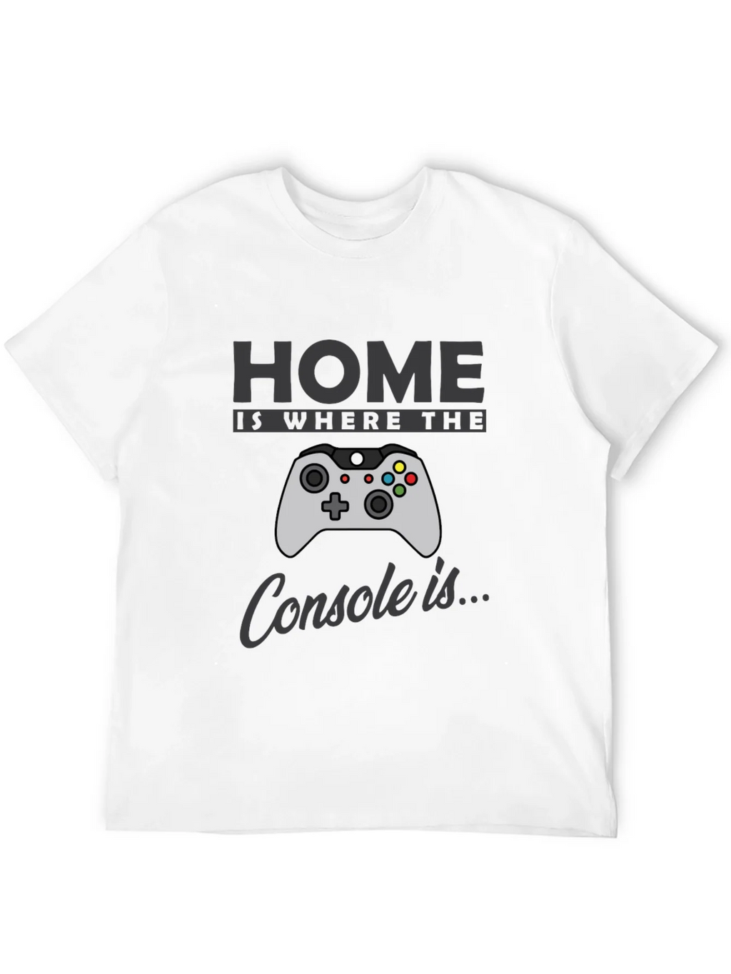 Gamer T-Shirt: Home is Where the Console Is - Black product image 3