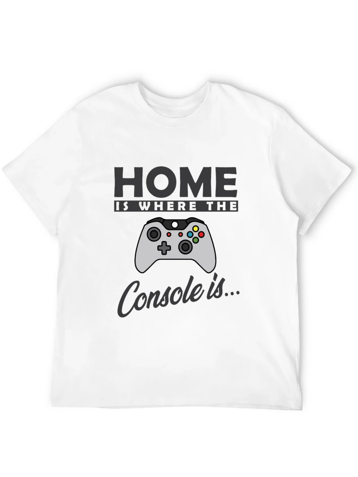 Gamer T-Shirt: Home is Where the Console Is - Black product image 3