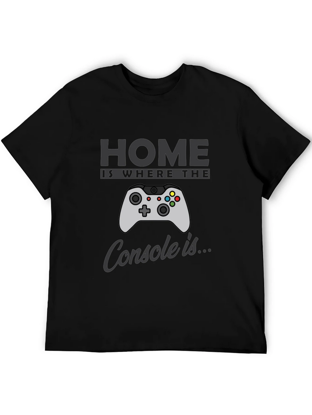 Gamer T-Shirt: Home is Where the Console Is - Black product image 8