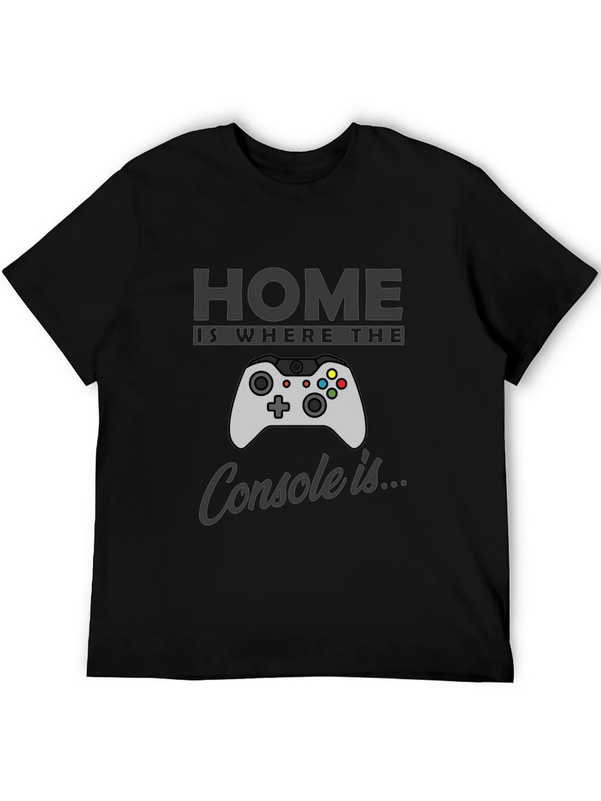 Gamer T-Shirt: Home is Where the Console Is - Black product image 8