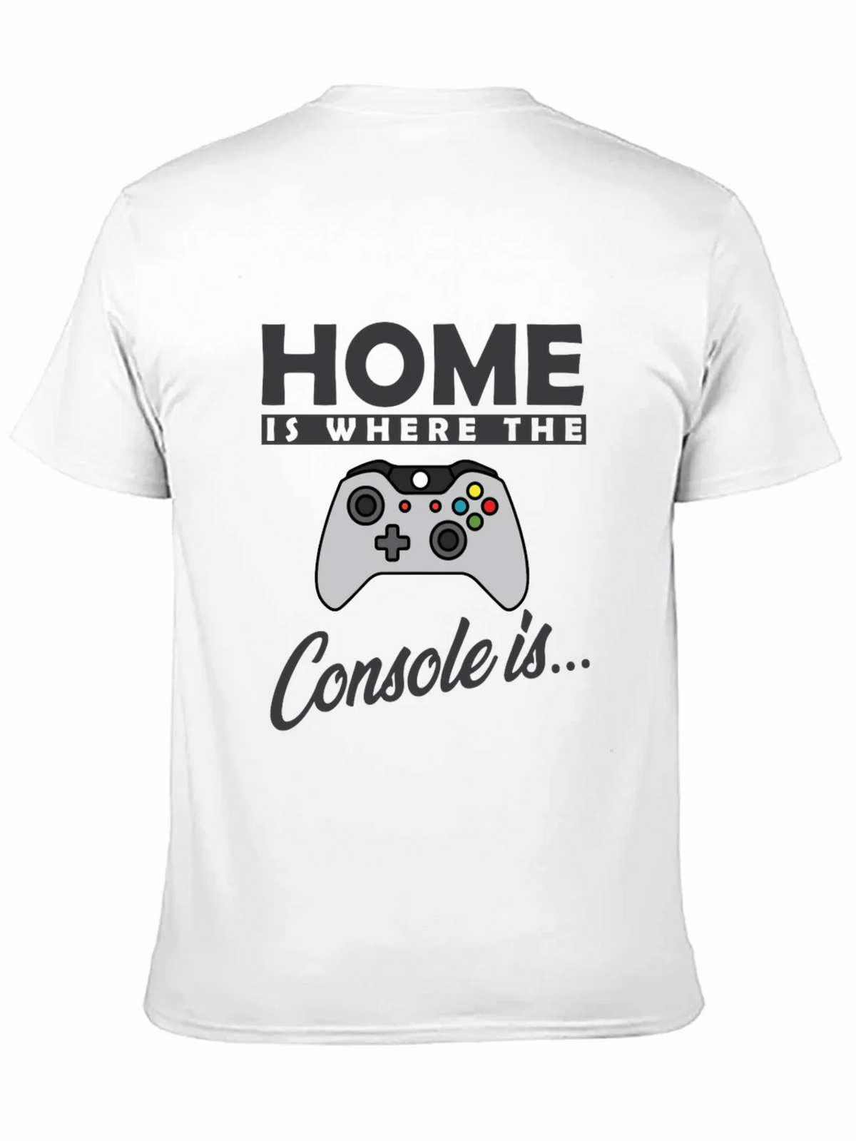 Gamer T-Shirt: Home is Where the Console Is - Black product image 2