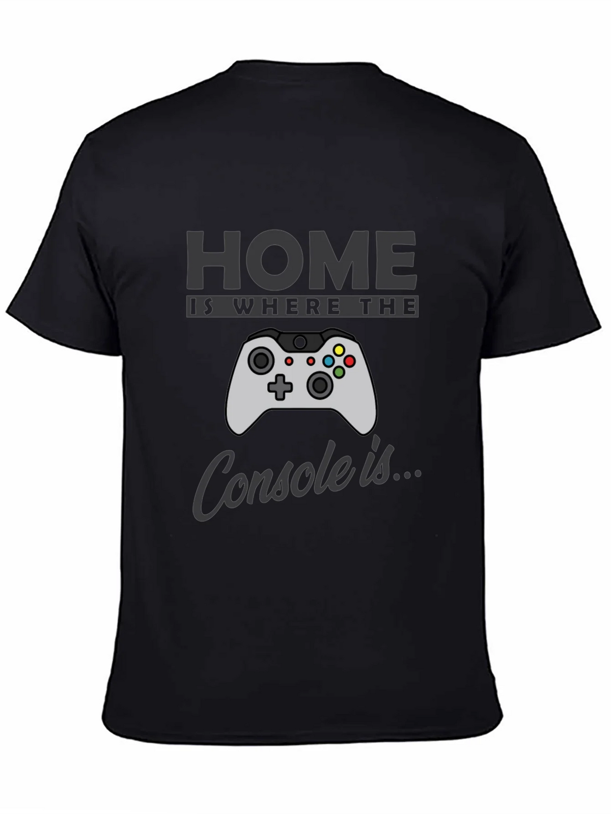 Gamer T-Shirt: Home is Where the Console Is - Black product image 7
