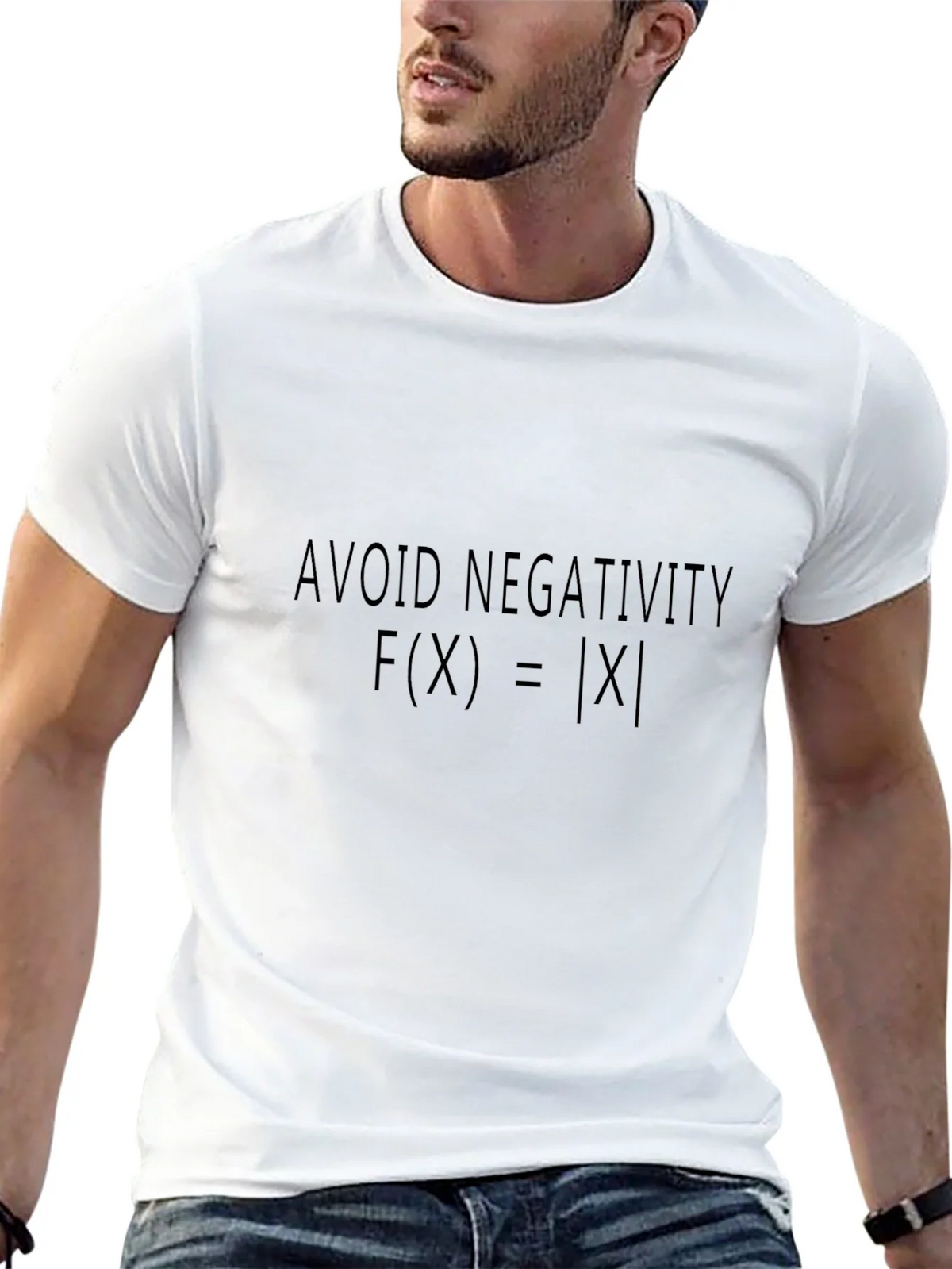 Avoid Negativity T-Shirt - Math Pun product image 4