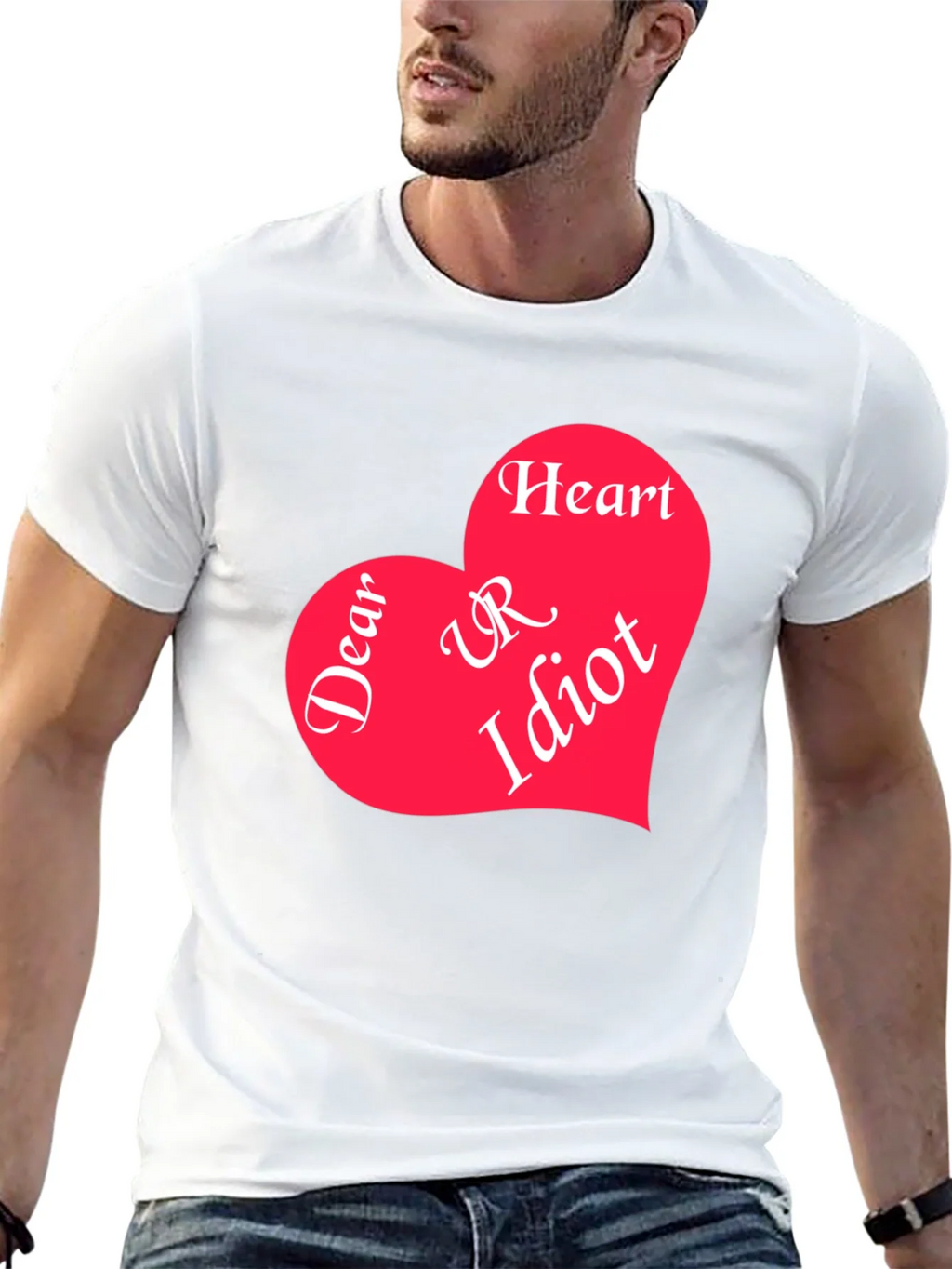 Dear Heart UR Idiot Graphic Tee product image 4