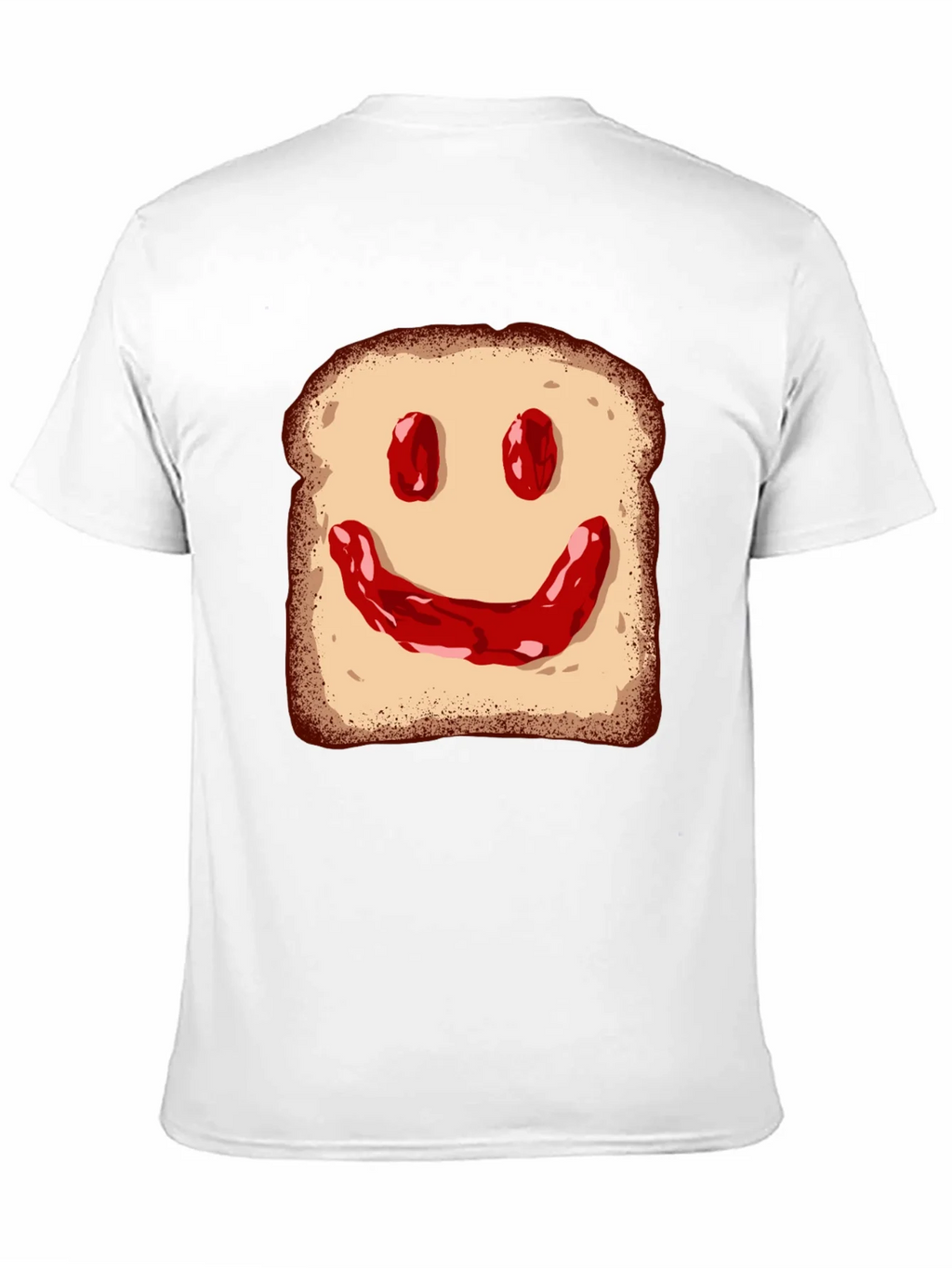 Jam on Toast Smile Graphic Tee - Black Cotton T-Shirt product image 2
