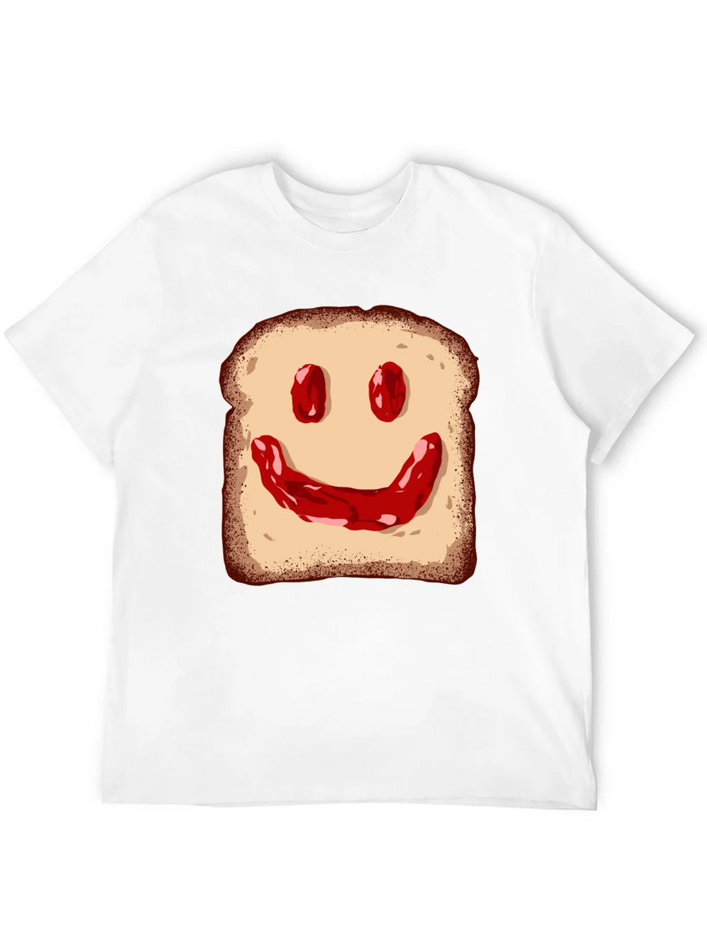 Jam on Toast Smile Graphic Tee - Black Cotton T-Shirt product image 3