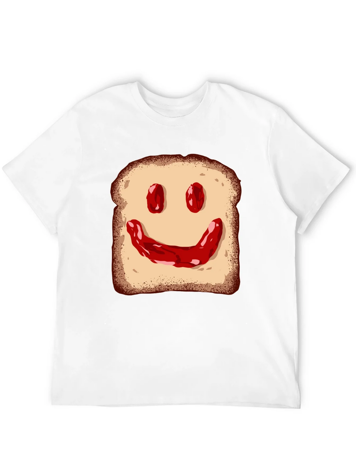Jam on Toast Smile Graphic Tee - Black Cotton T-Shirt product image 3