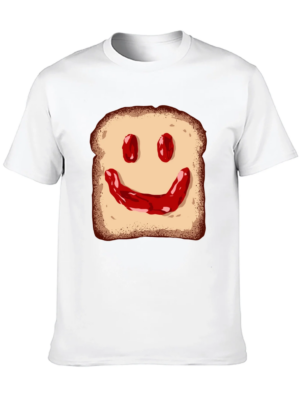 Jam on Toast Smile Graphic Tee - Black Cotton T-Shirt product image 12