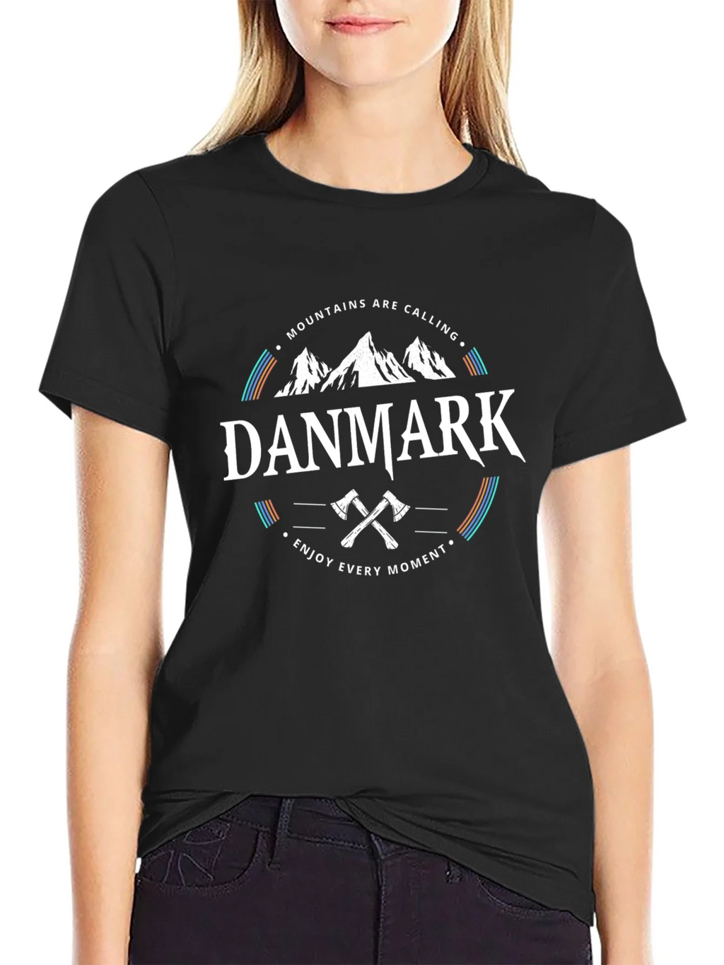 Danmark Mountains Graphic T-Shirt - Enjoy Every Moment product image 5