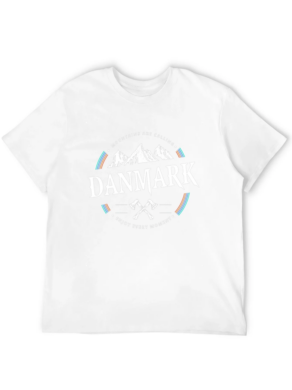 Danmark Mountains Graphic T-Shirt - Enjoy Every Moment product image 3