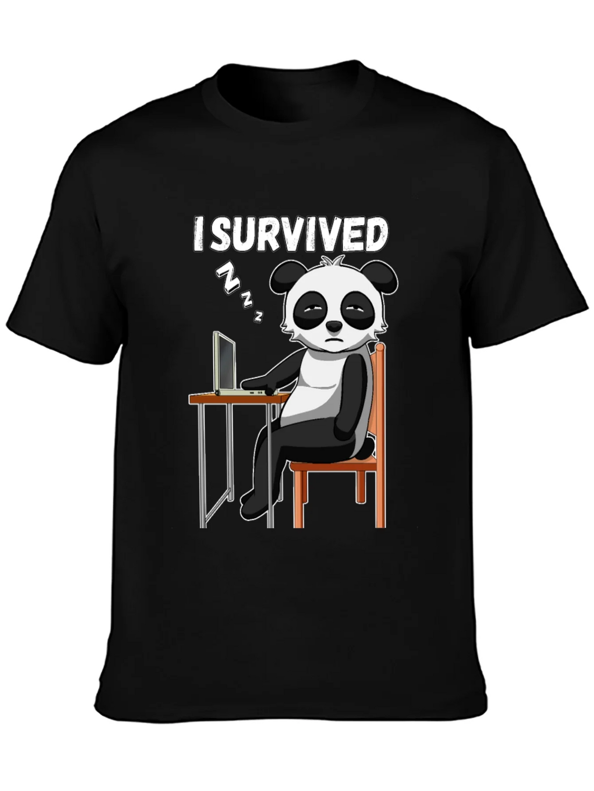 I Survived Funny Panda T-Shirt product image 6
