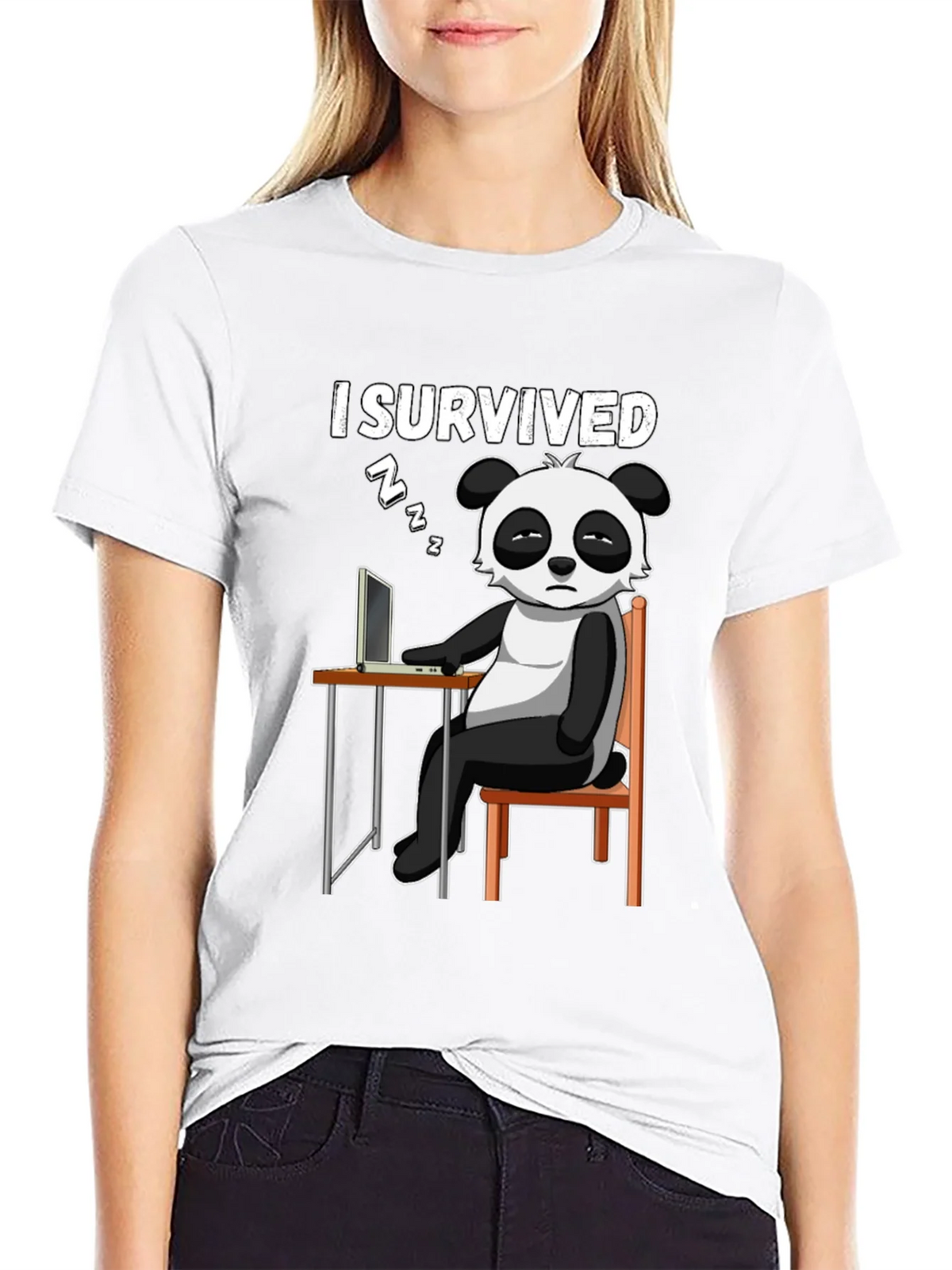 I Survived Funny Panda T-Shirt product image 11
