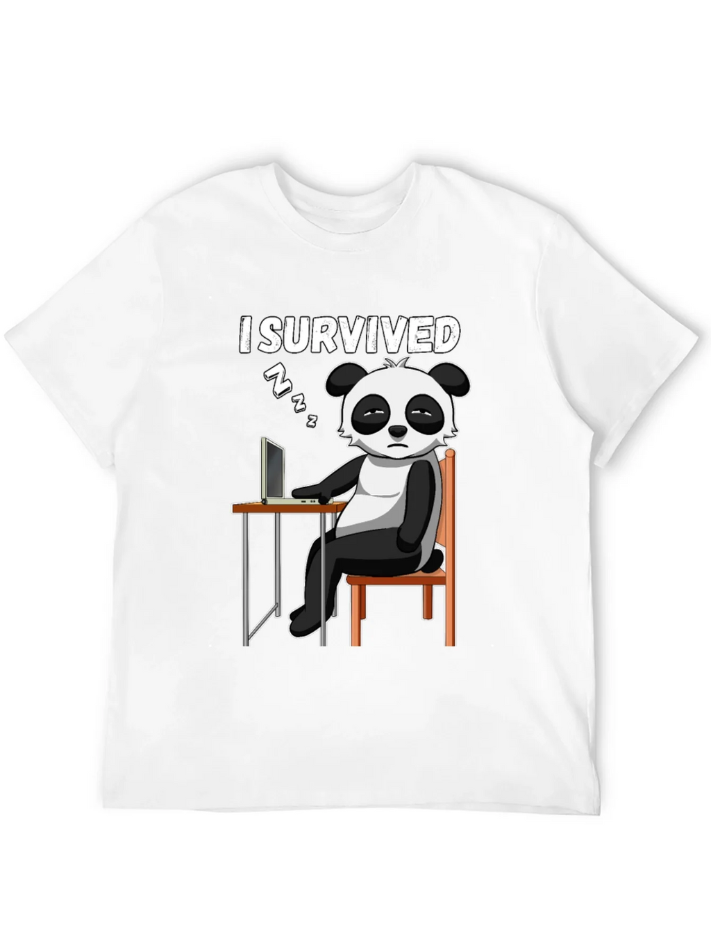 I Survived Funny Panda T-Shirt product image 3