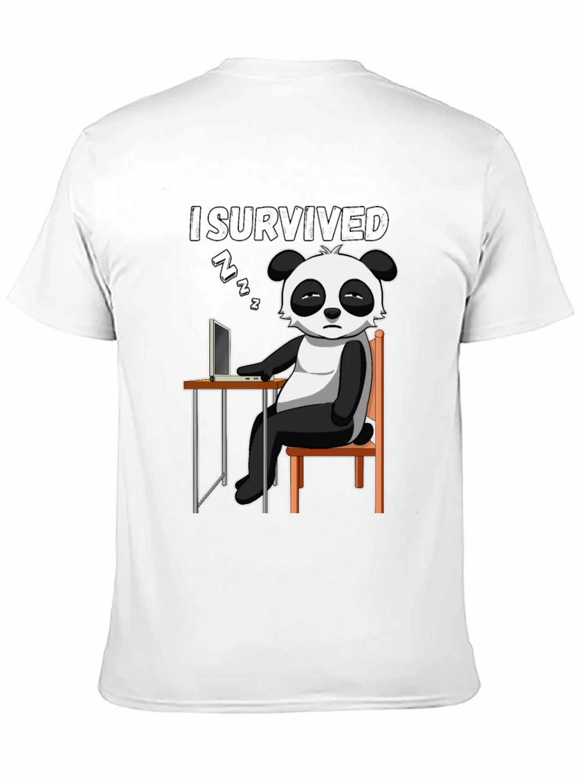 I Survived Funny Panda T-Shirt product image 2