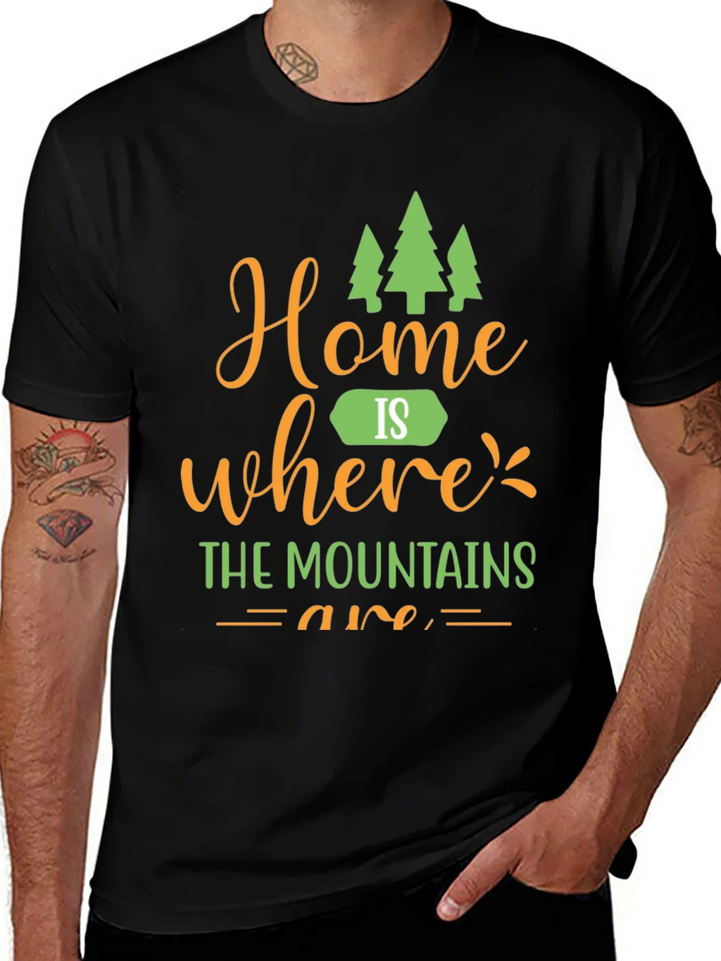Home is Where Mountains Are Graphic Tee product image 1