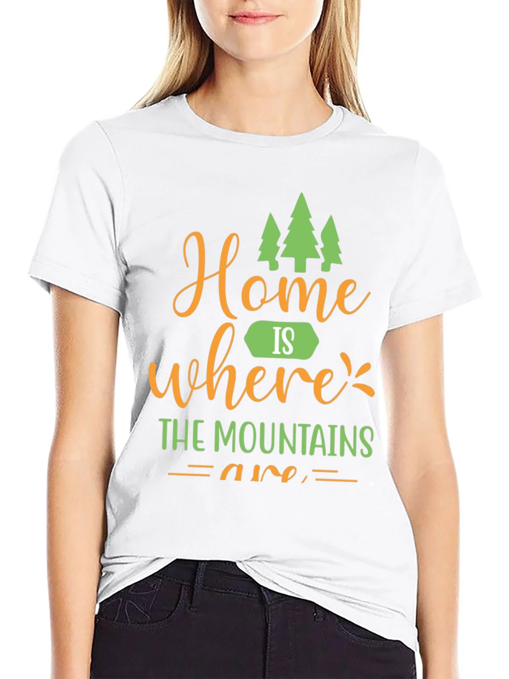 Home is Where Mountains Are Graphic Tee product image 11