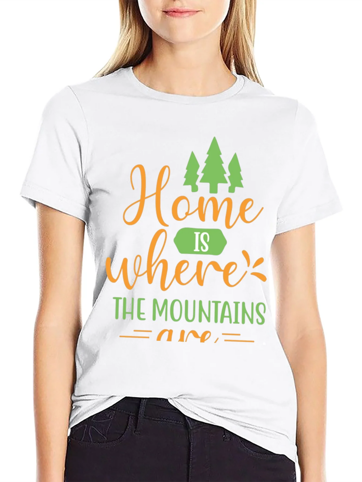 Home is Where Mountains Are Graphic Tee product image 11