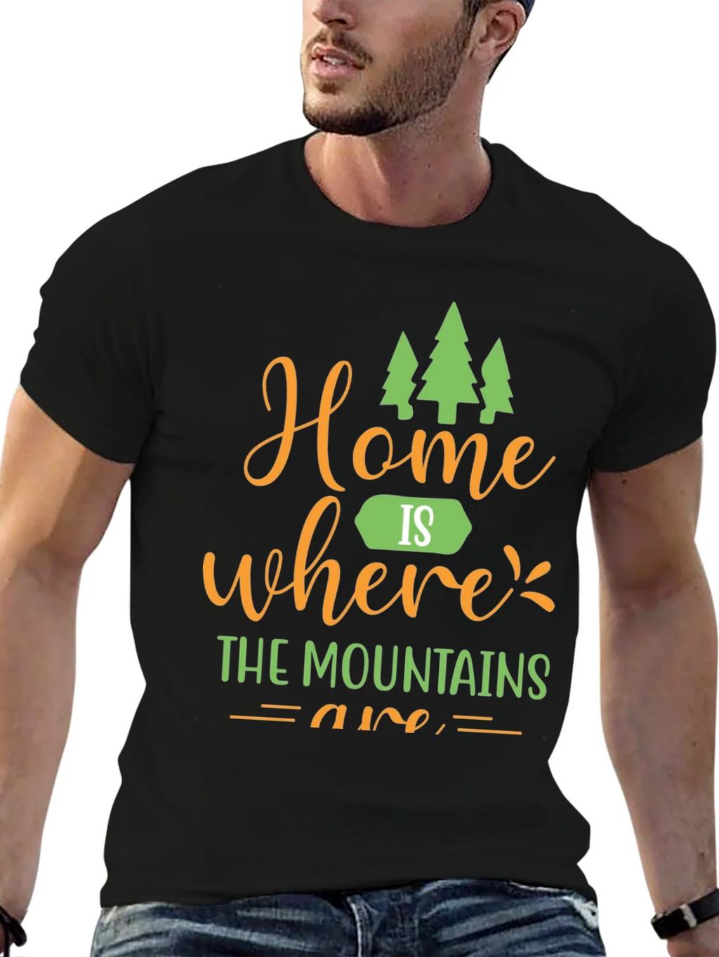 Home is Where Mountains Are Graphic Tee product image 9