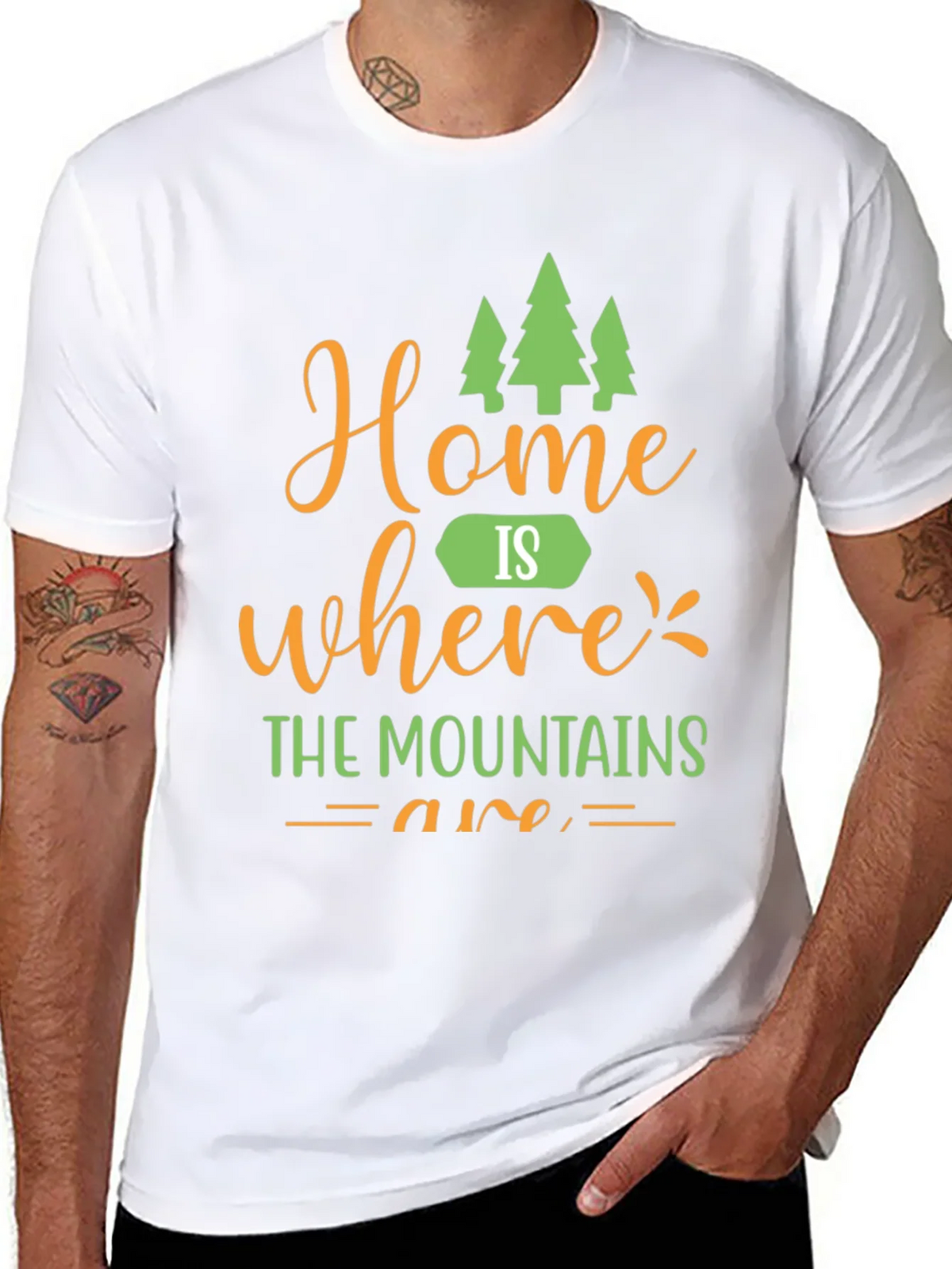 Home is Where Mountains Are Graphic Tee product image 10