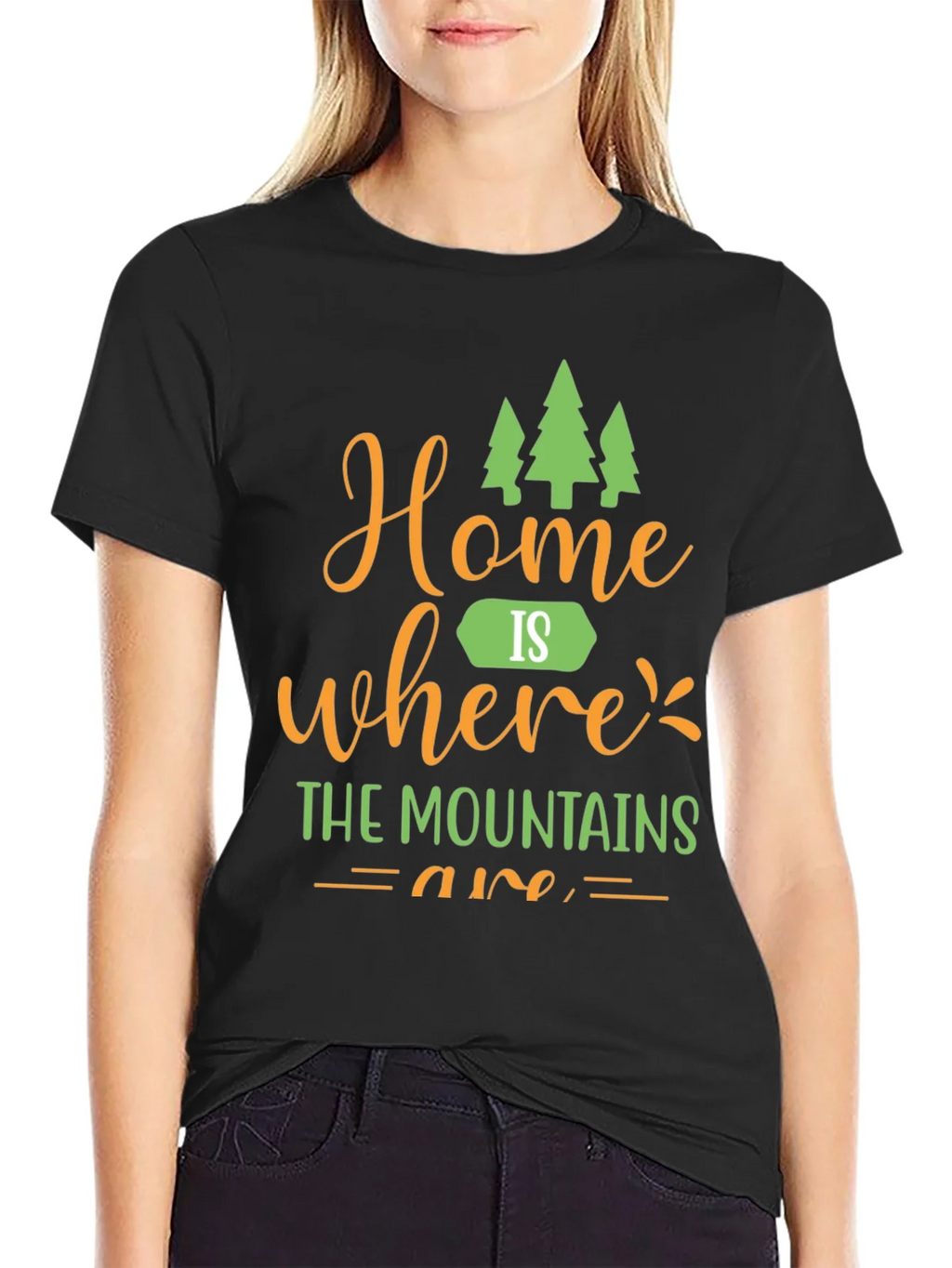 Home is Where Mountains Are Graphic Tee product image 5