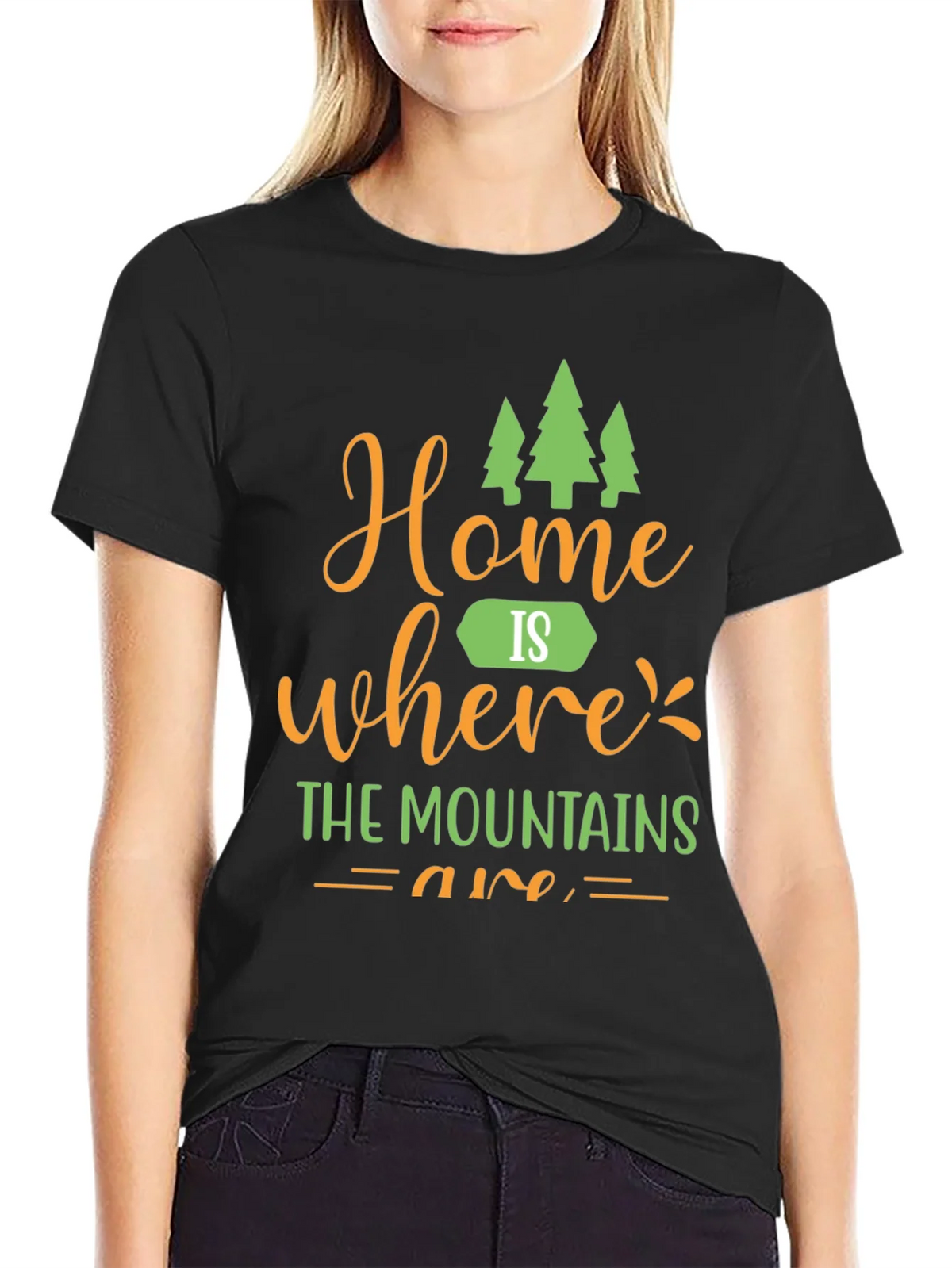 Home is Where Mountains Are Graphic Tee product image 5