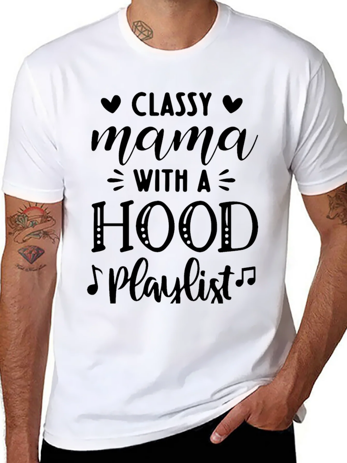 Classy Mama T-Shirt: Hood Playlist Tee product image 10