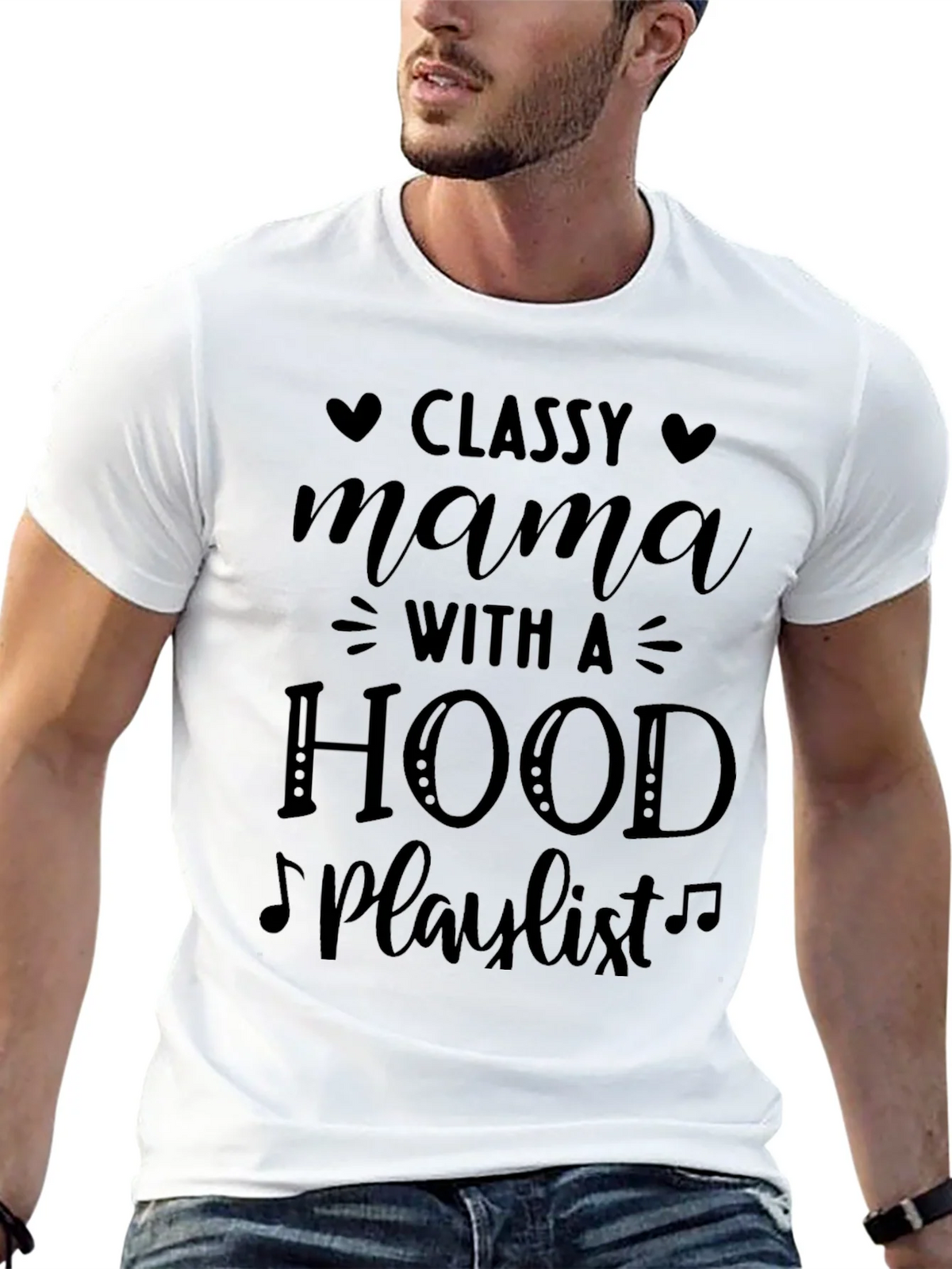 Classy Mama T-Shirt: Hood Playlist Tee product image 4