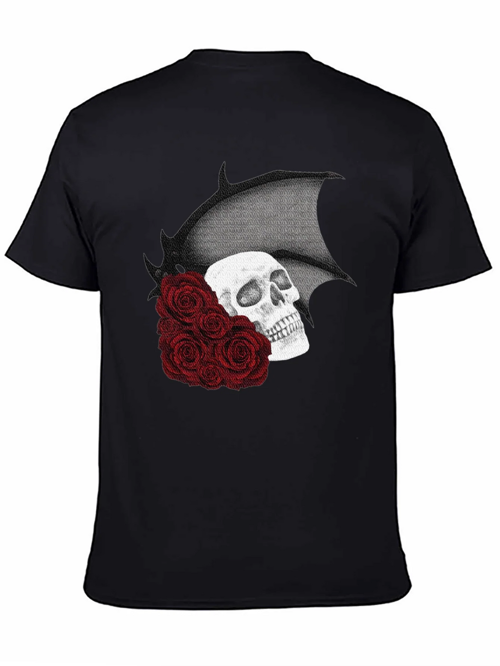 Skull & Roses Graphic T-Shirt product image 7