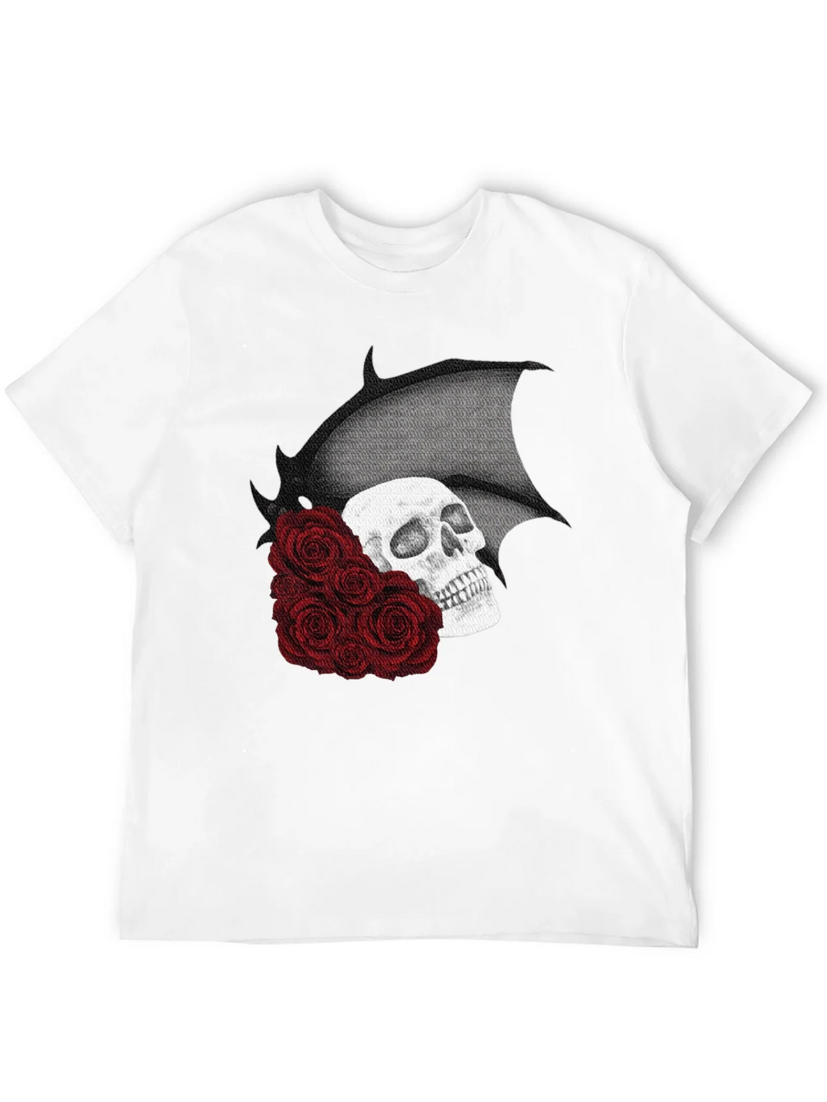 Skull & Roses Graphic T-Shirt product image 3