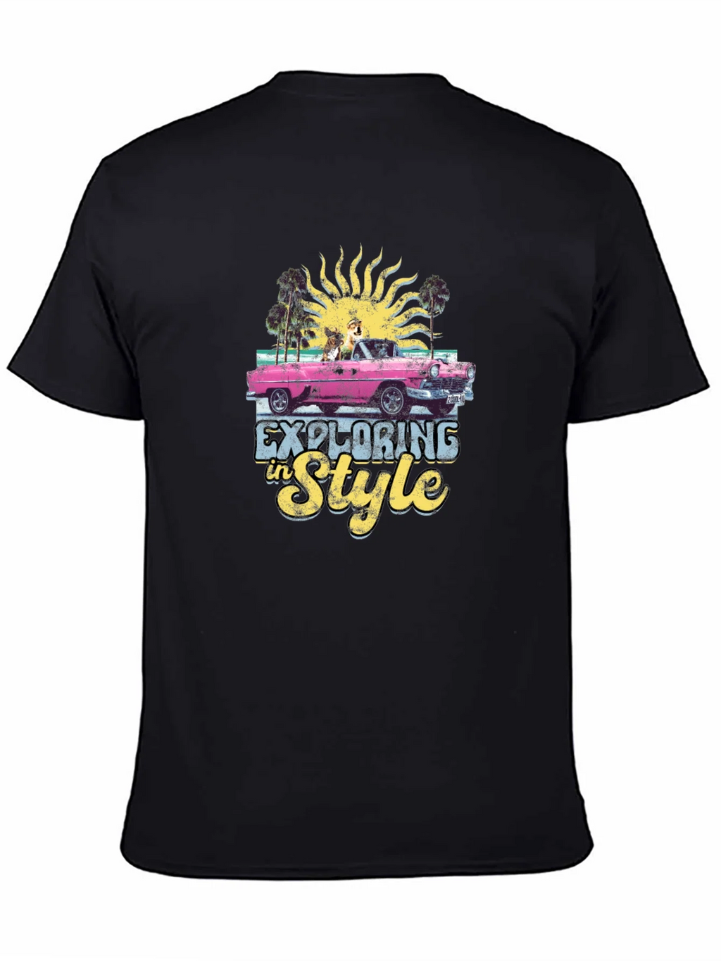 Exploring in Style Black Graphic Tee product image 7