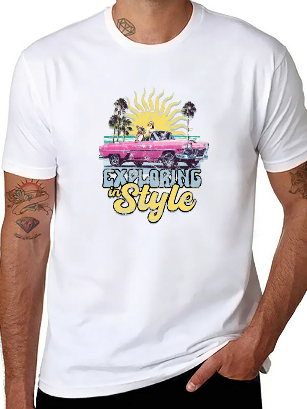 Exploring in Style Black Graphic Tee product image 10
