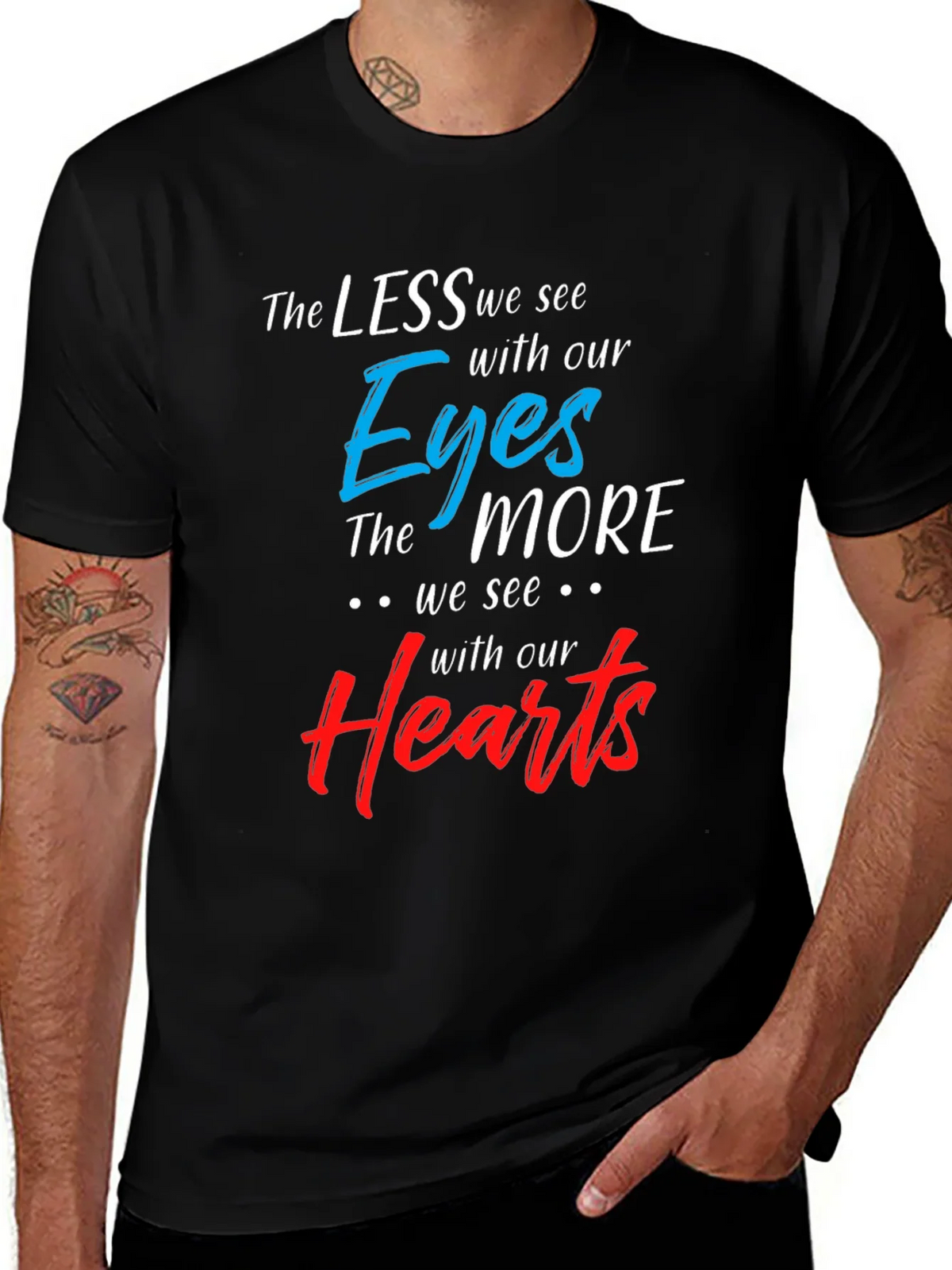 Inspirational T-Shirt: See With Your Heart product image 1
