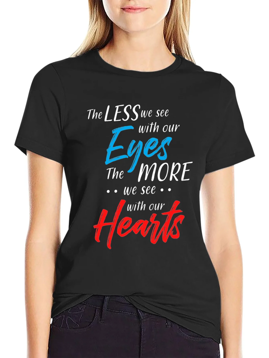 Inspirational T-Shirt: See With Your Heart product image 5