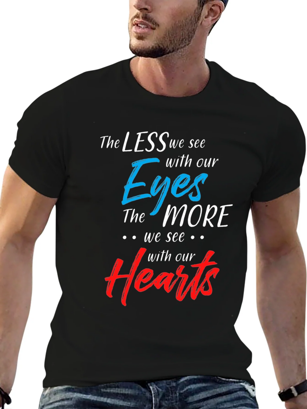 Inspirational T-Shirt: See With Your Heart product image 9