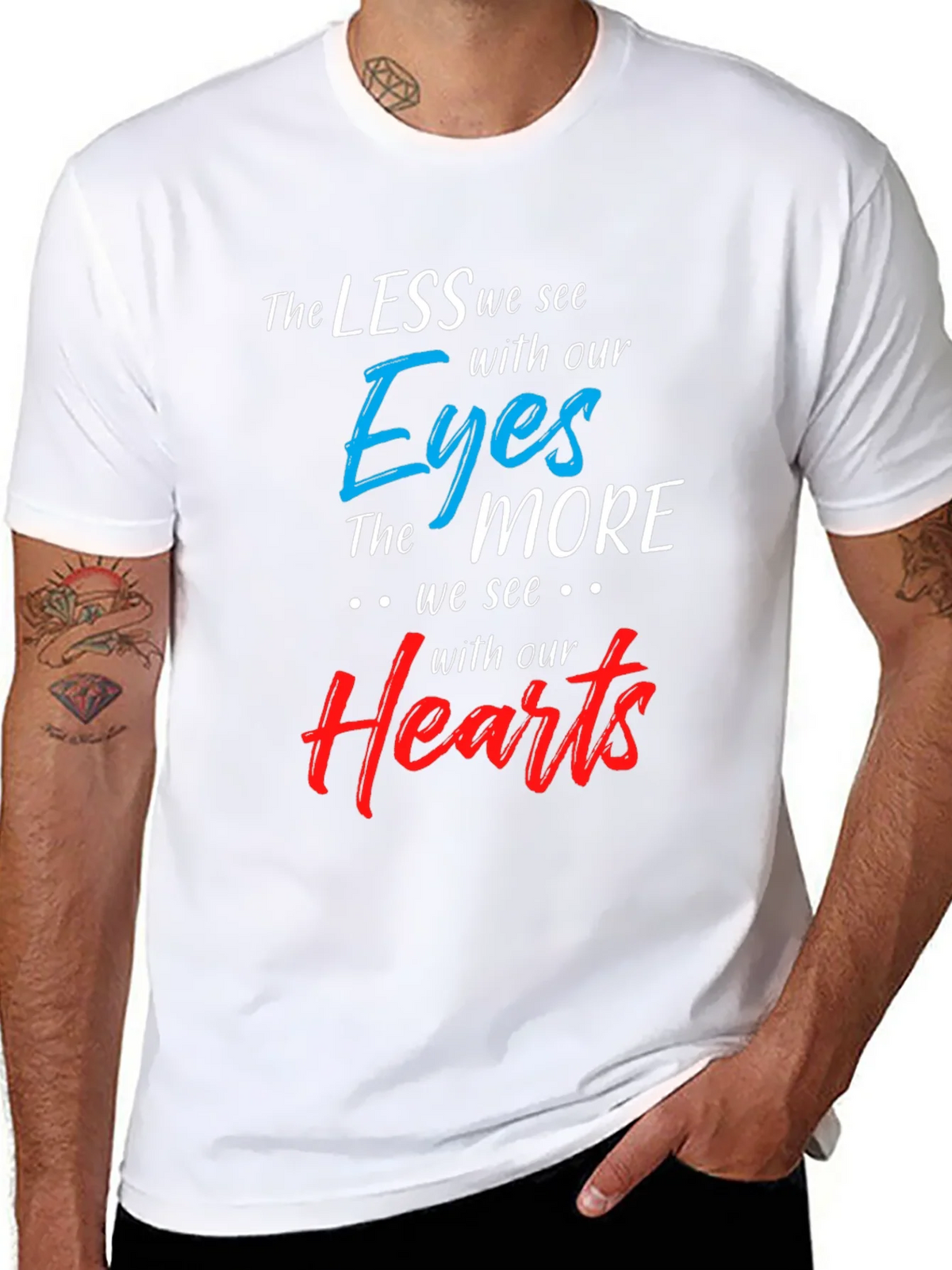 Inspirational T-Shirt: See With Your Heart product image 10