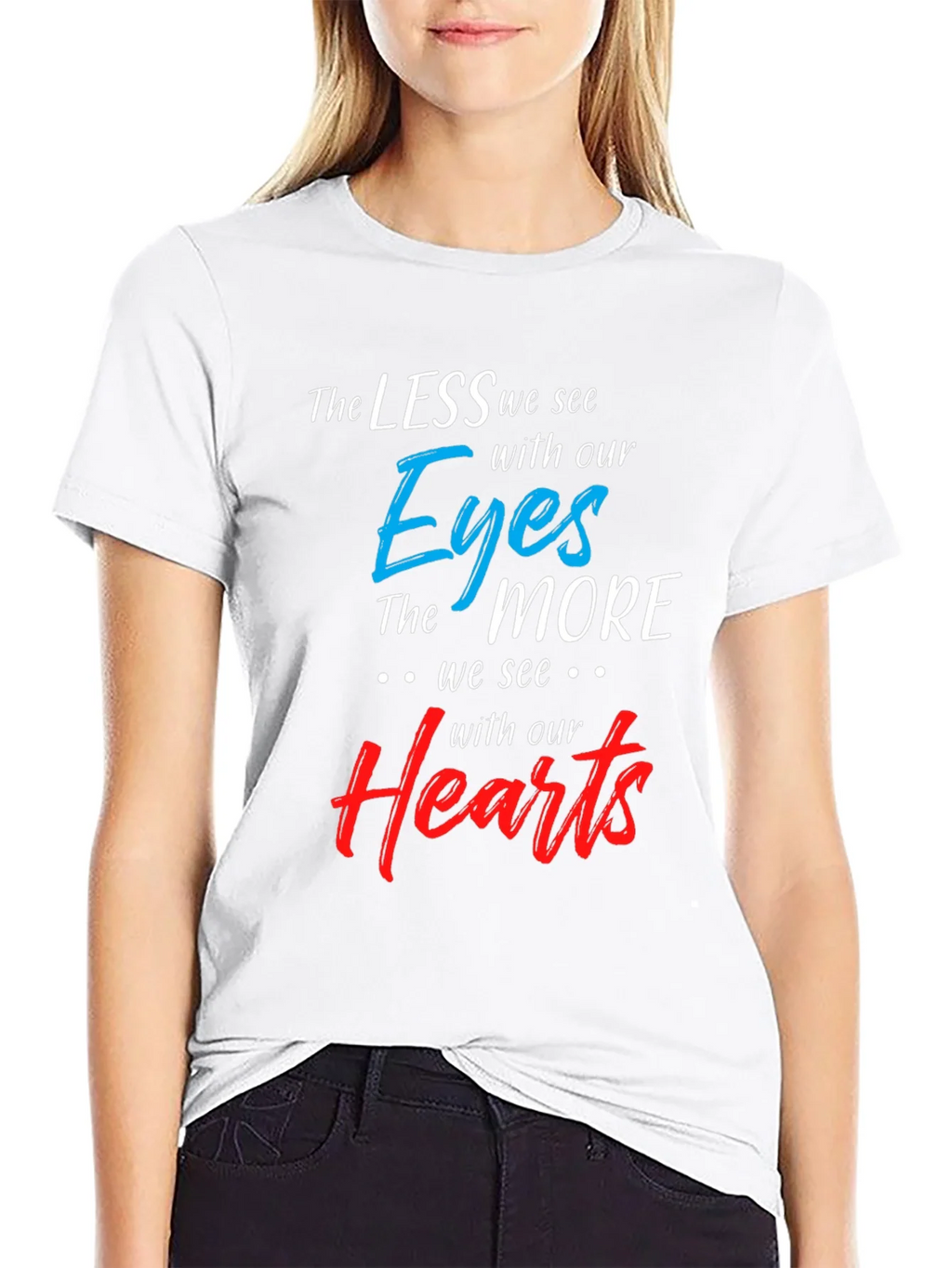 Inspirational T-Shirt: See With Your Heart product image 11
