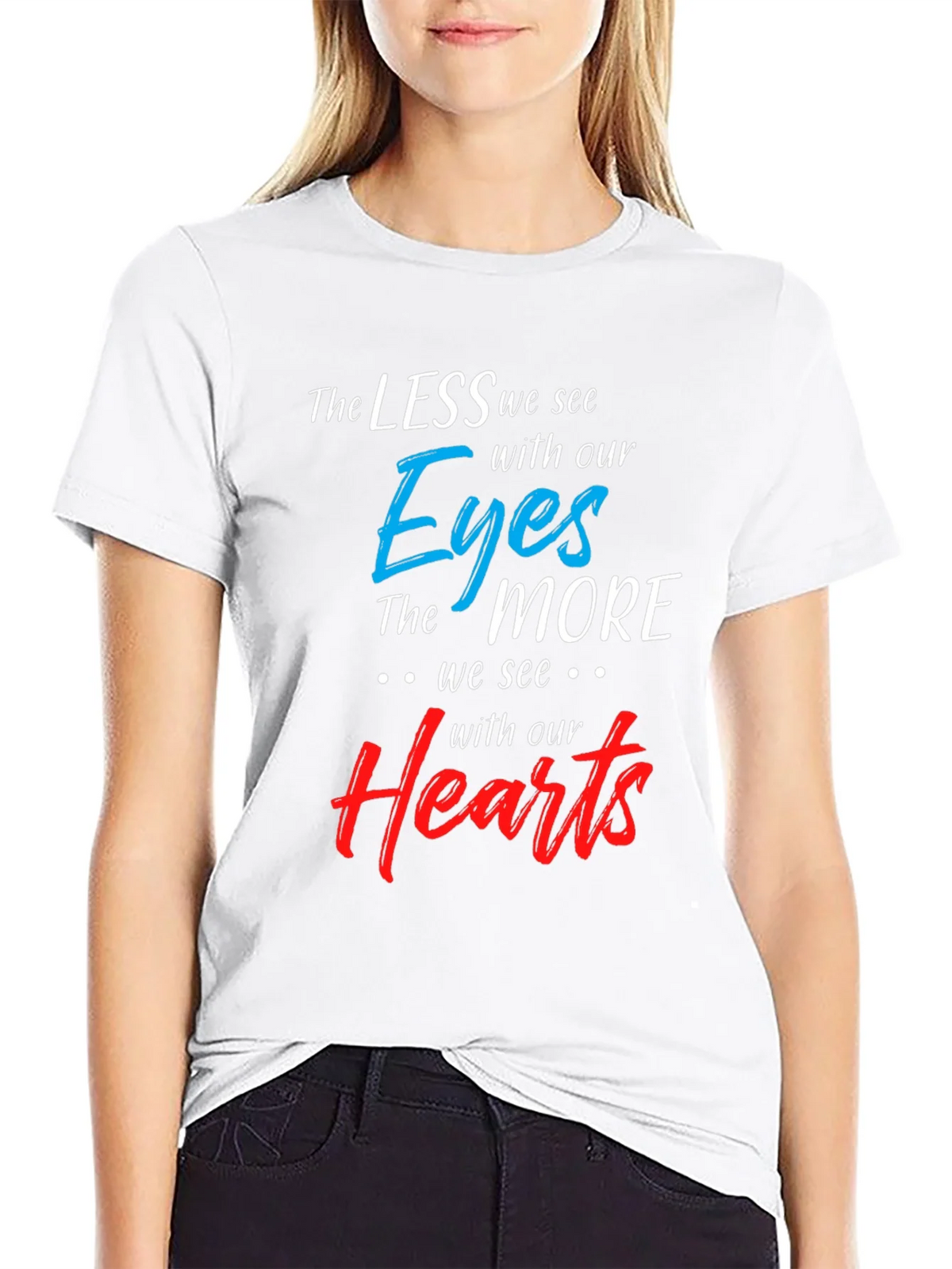 Inspirational T-Shirt: See With Your Heart product image 11