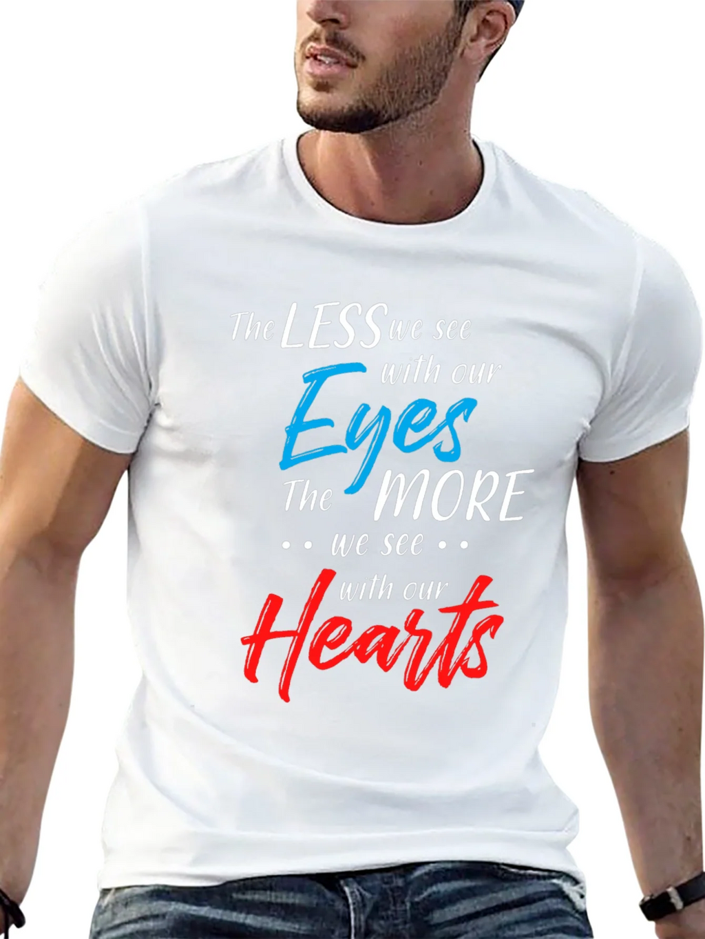 Inspirational T-Shirt: See With Your Heart product image 4