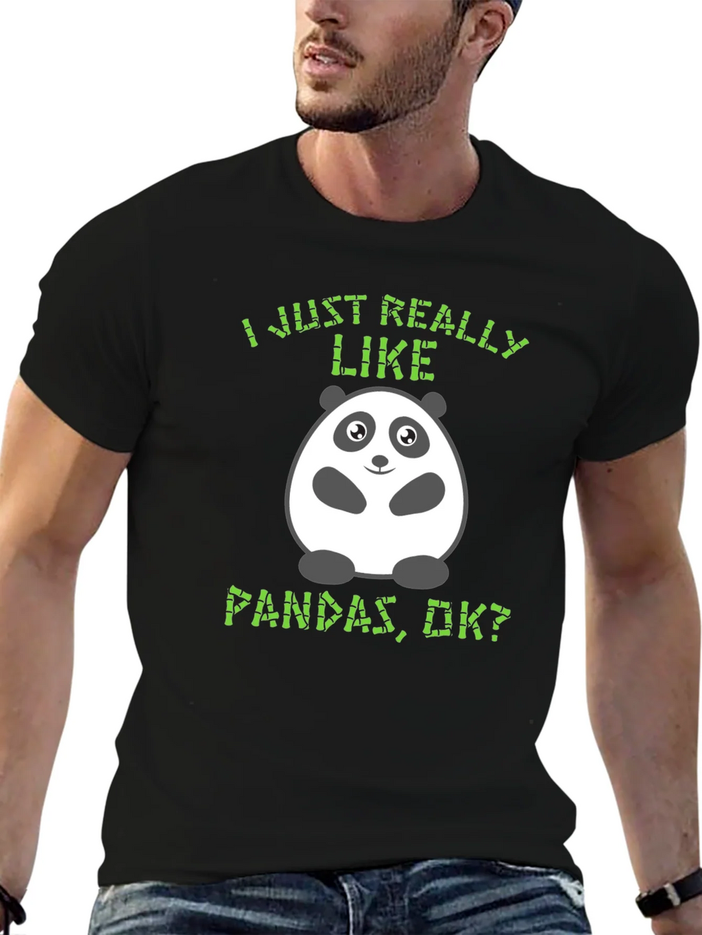 Funny Panda T-Shirt - I Just Really Like Pandas product image 9