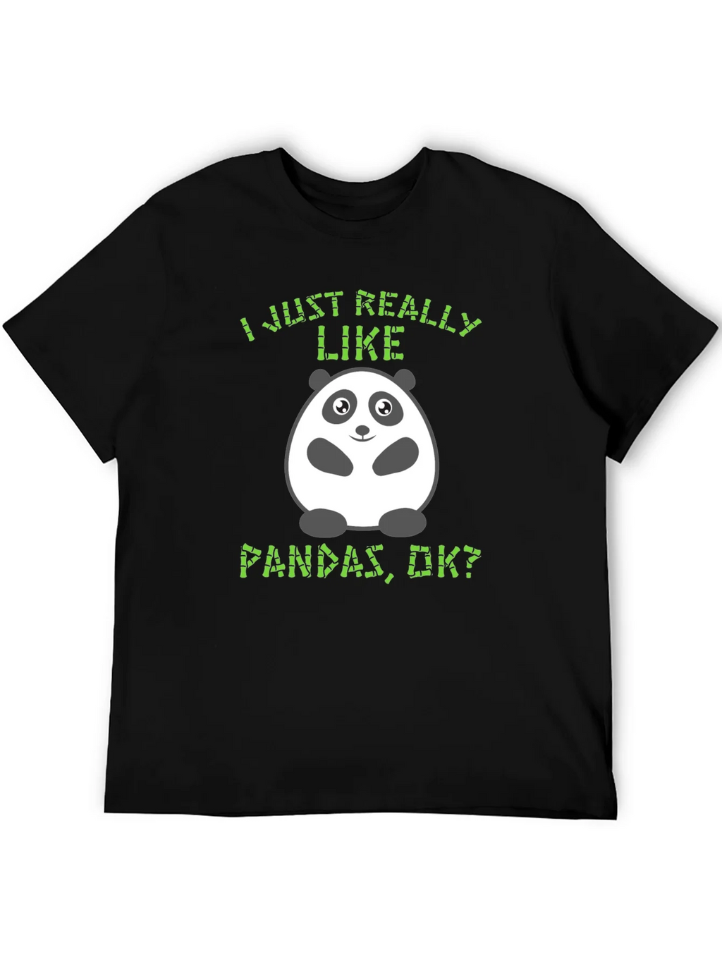 Funny Panda T-Shirt - I Just Really Like Pandas product image 8