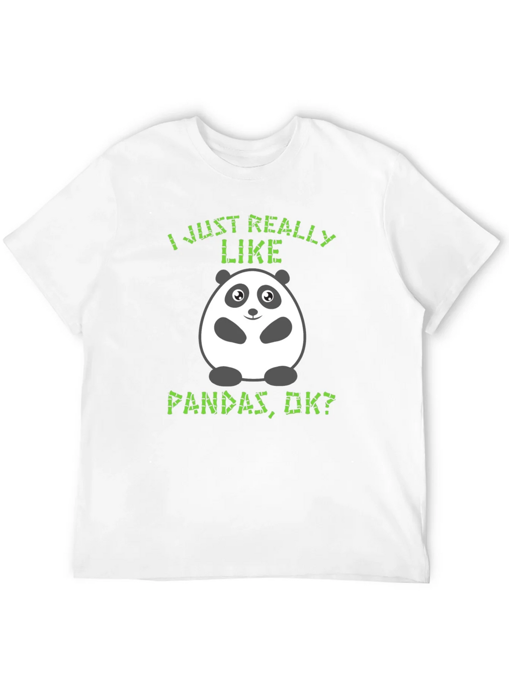 Funny Panda T-Shirt - I Just Really Like Pandas product image 3