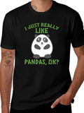 Funny Panda T-Shirt - I Just Really Like Pandas product image 1