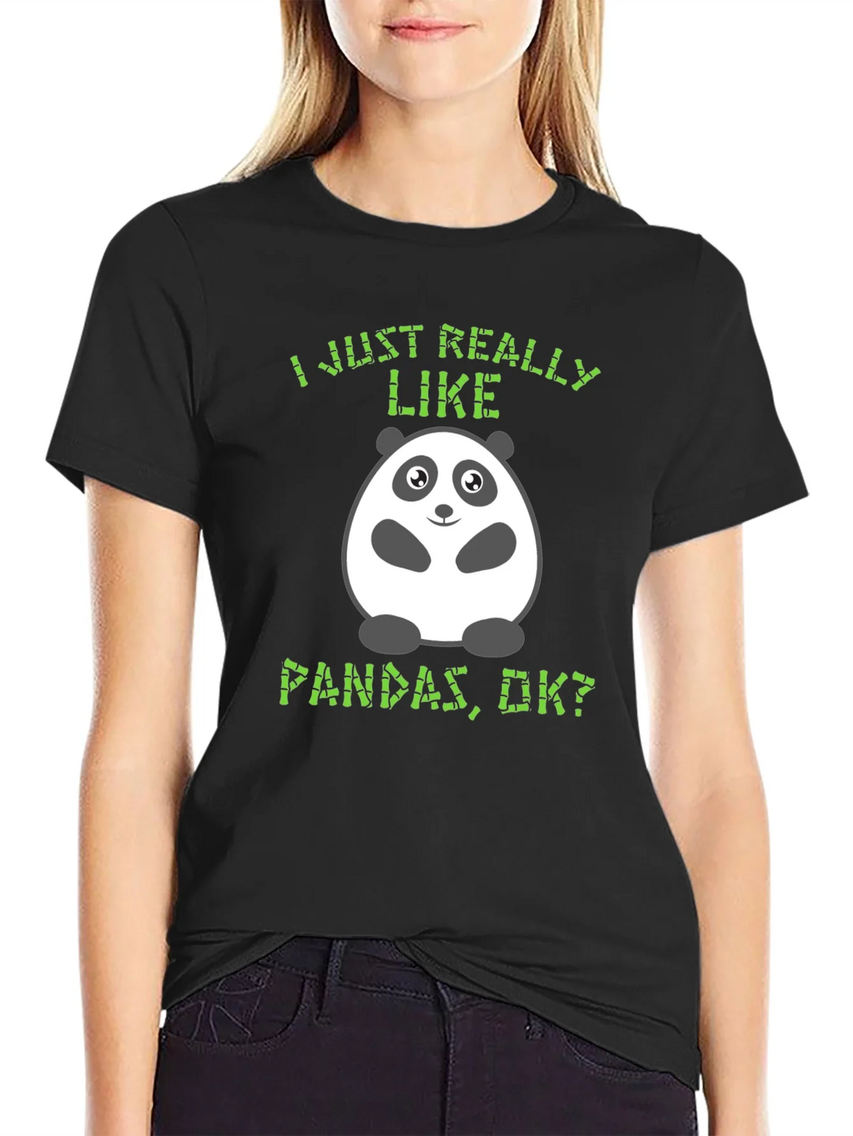 Funny Panda T-Shirt - I Just Really Like Pandas product image 5