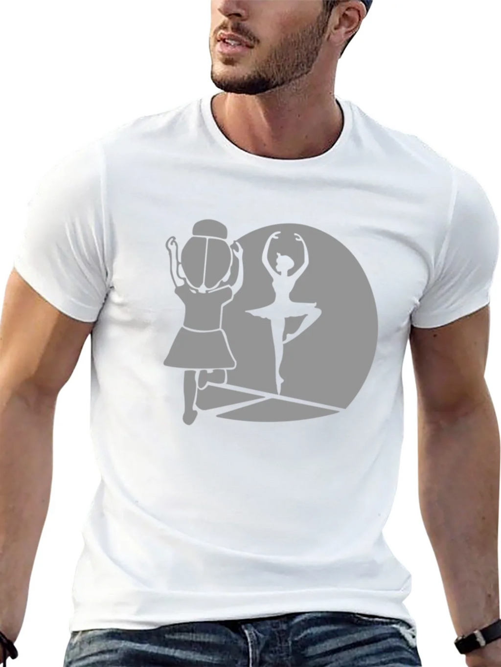Ballerina Silhouette Graphic Tee - Dance Lover T-Shirt product image 4
