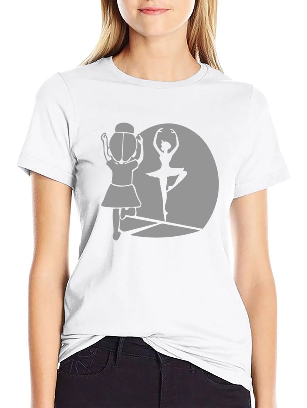 Ballerina Silhouette Graphic Tee - Dance Lover T-Shirt product image 11