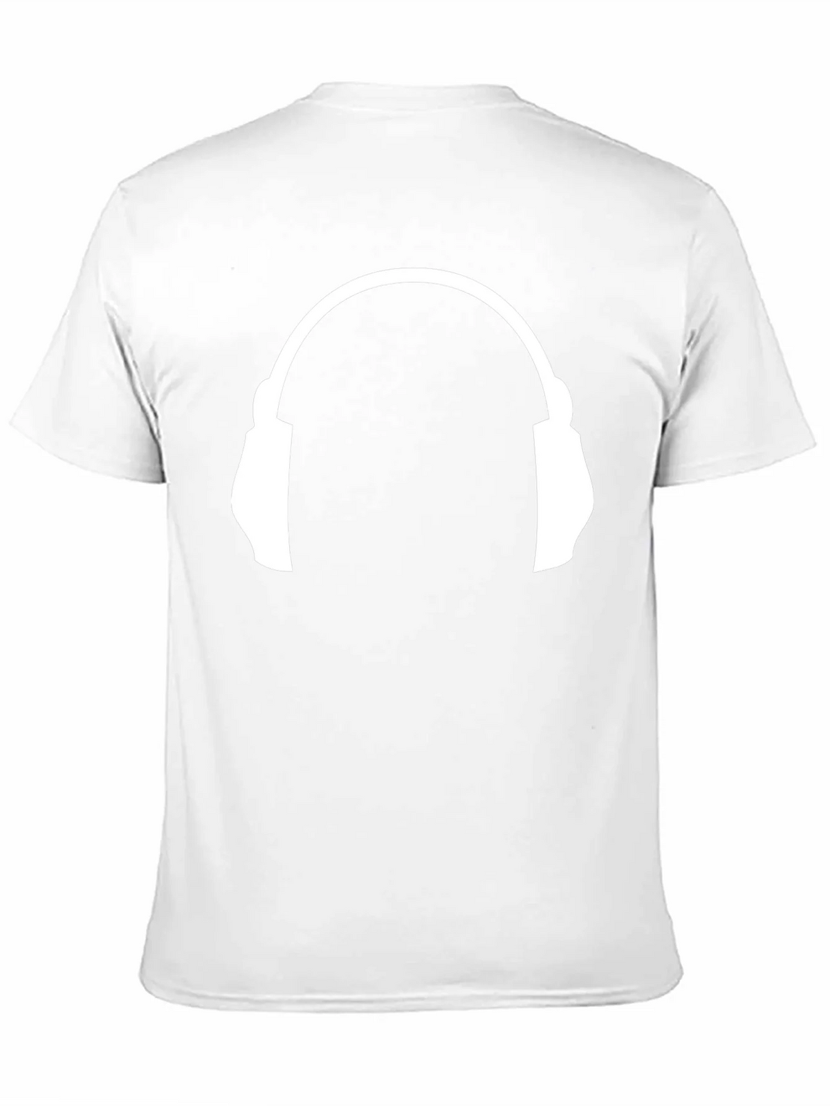 Headphone Graphic Tee - Music Lovers Black T-Shirt product image 2