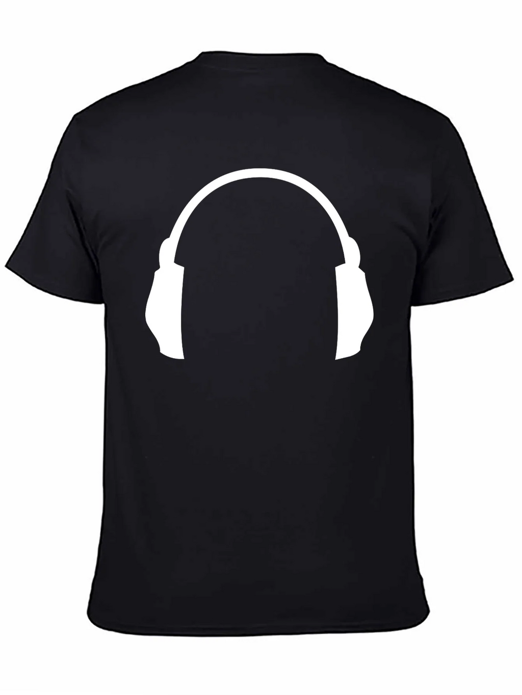 Headphone Graphic Tee - Music Lovers Black T-Shirt product image 7
